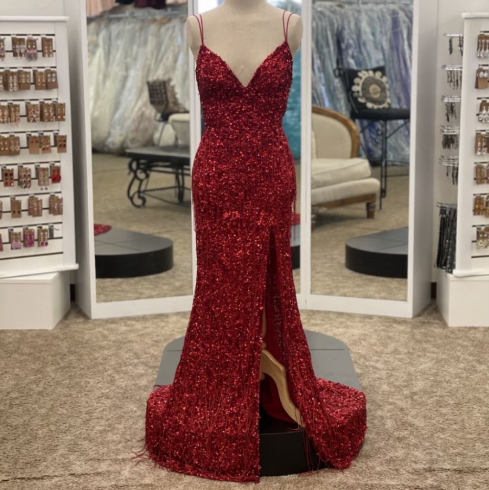 Sherri Hill, size 10, Red, prom dress